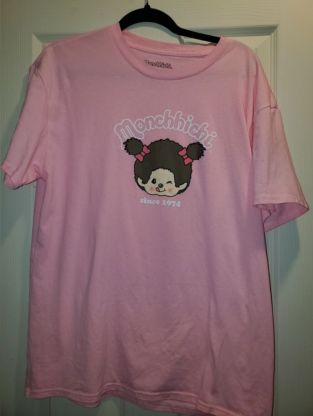Girl Monchhichi Pink Tee